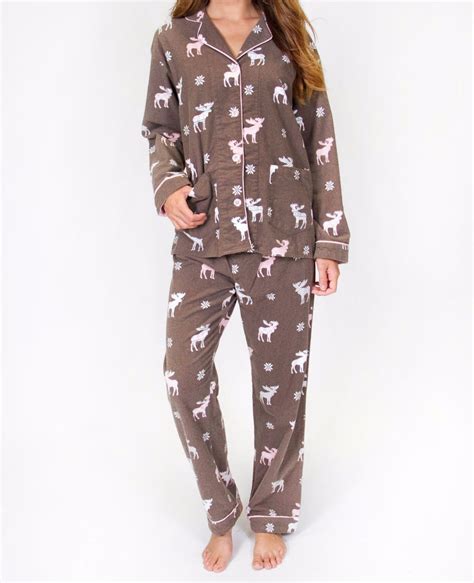 womens moose pajamas